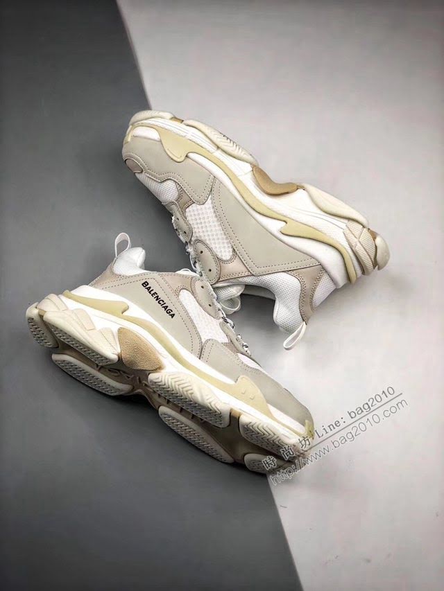Balenciaga經典款男女鞋 巴黎世家頂級版本Triple-S 17老爹鞋 Balenciaga情侶款老爹鞋  hdbl1234